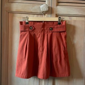 KLD Burnt Orange Mini Skirt Size Small